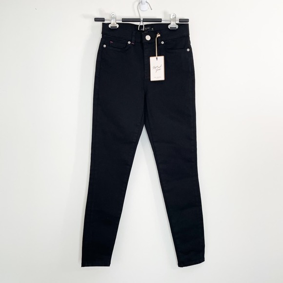 NWT TED BAKER Alesias The Classic Skinny Jeans Black Size 25 - Picture 2 of 10